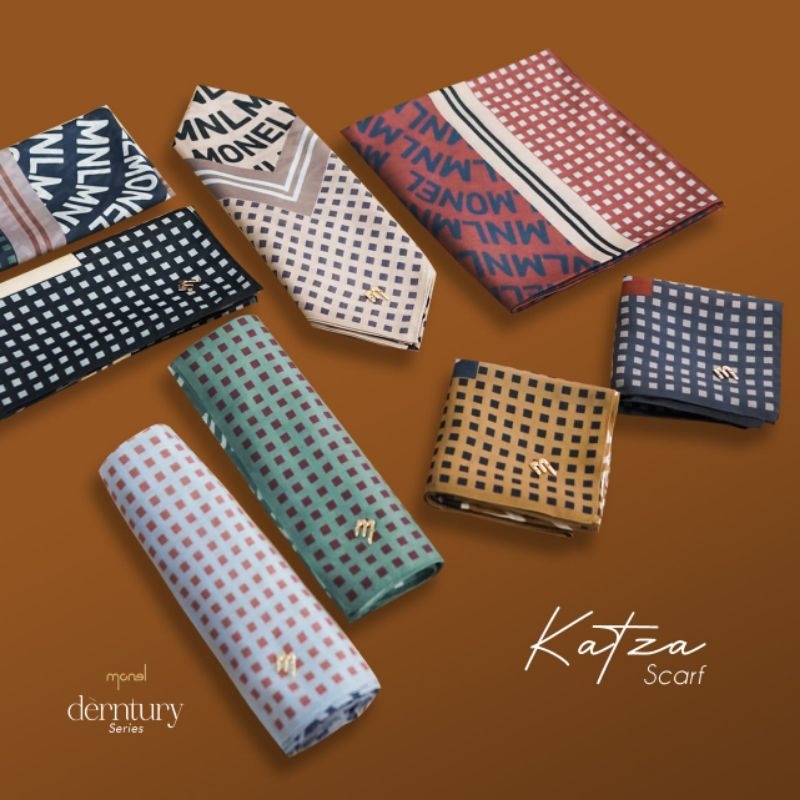 Monel - Scarf / Hijab / Segi Empat - KATZA