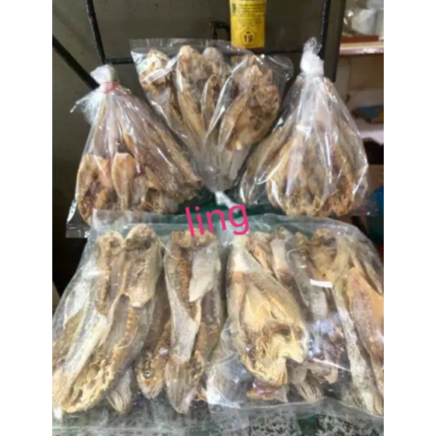 

Ikan Asin Kepala Batu Belah. Ikan Asin Samge Belah 1kg