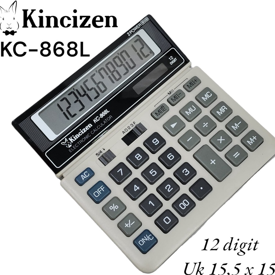 

Berkualitas KALKULATOR KINCIZEN KC-868L SDC-868L 12 DIGIT - KALKULATOR CITIZEN SDC-868L SDC868L