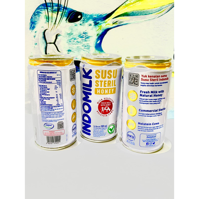 

INDOMILK SUSU STERIL HONEY 189 ML