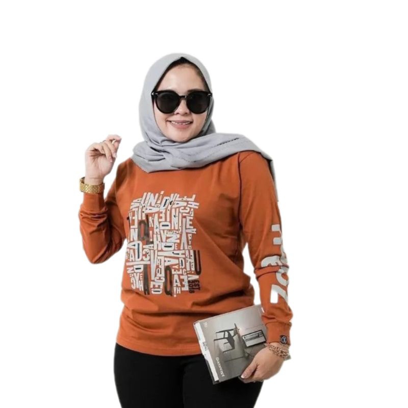 B) kaos zolaqu / Kaos Lengan Panjang Zolaqu Original Cotton Combed 24s / Kaos Zolaqu FULL SIZE -(M-L