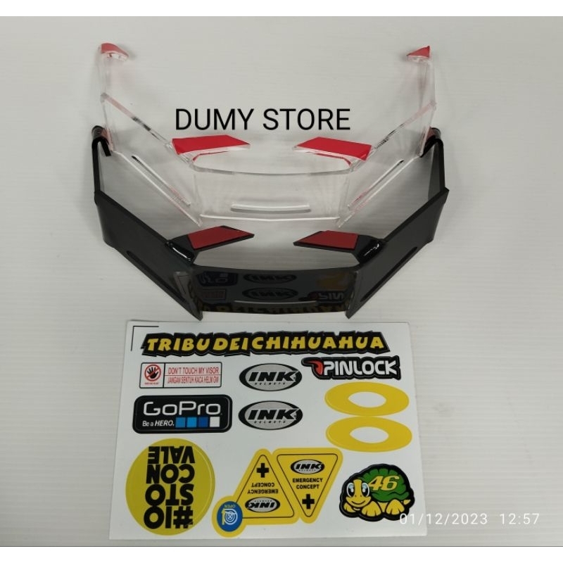 SPOILER HELM INK CL MAX + STIKER VISOR