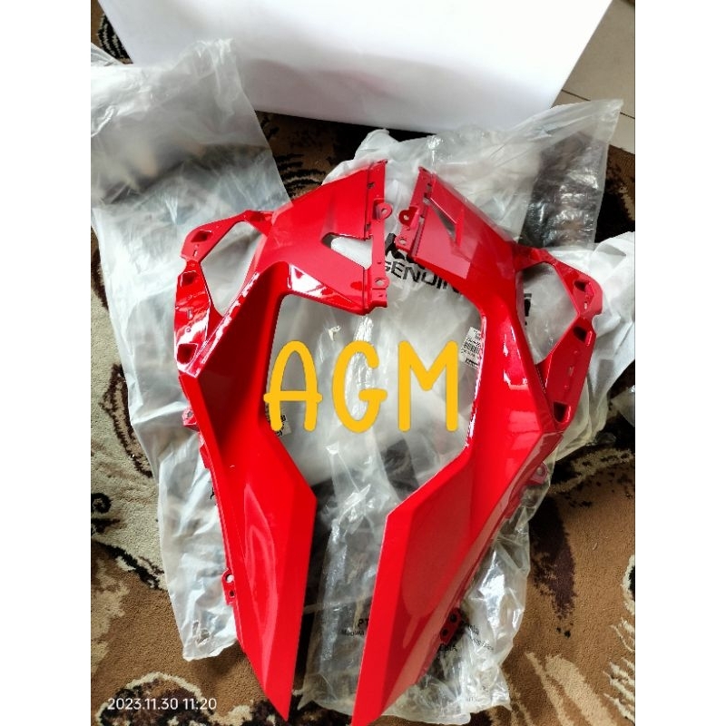 Fairing bawah ninja 250 fi new 2018 merah Original Kawasaki