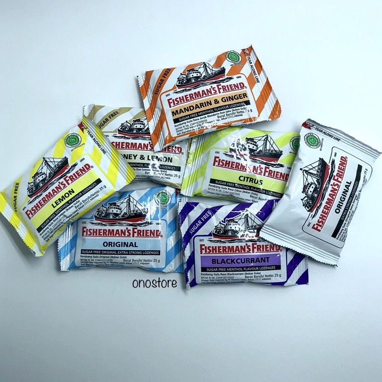 

60 Permen Fisherman’s Friend 25 gram Ready Stock ⌒O⌒