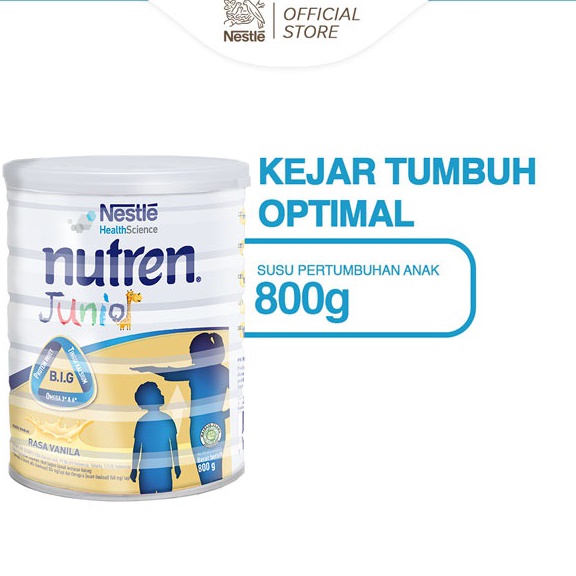 

✼ NESTLE Nutren Junior Susu Pertumbuhan Vanila 1-10 tahun Kaleng 800g Diskon