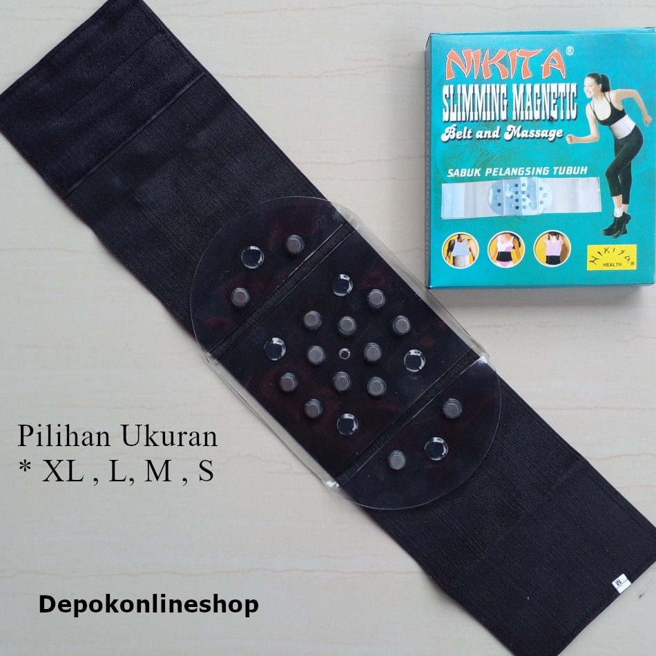 Oke Pr.. Sabuk Korset Magnet Terapi Pinggang Alat Kesehatan Pengecil Pelangsing Ikat Perut Magnetik 