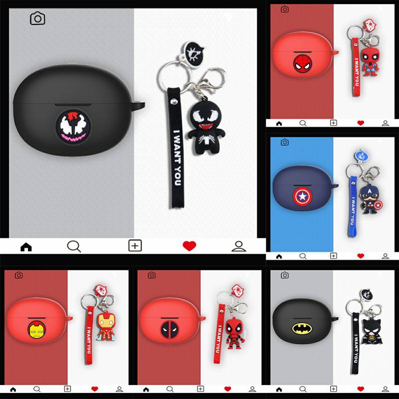 RTA04 Realme buds T300 CASE/ T100 CASE Dust-proof Protective Case for Realme buds T100  / T300