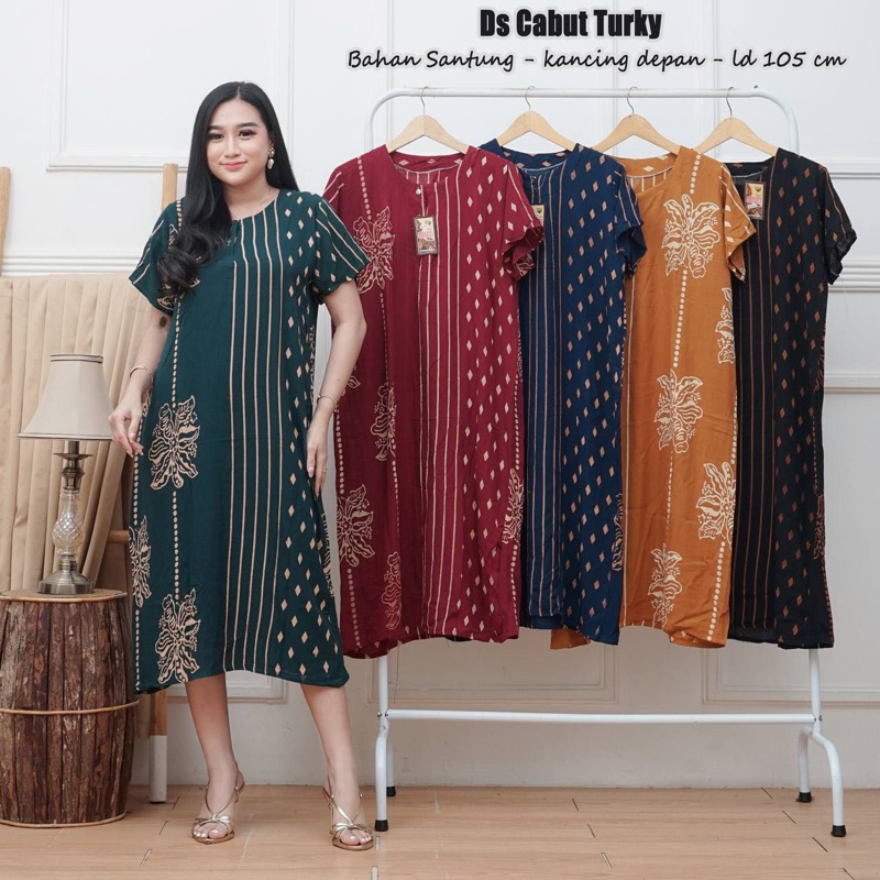 DASTER STANDAR CABUT TURKY LD 105 / DASTER REMAJA / DASTER MURAH KEKINIAN / BAHAN RAYON ADEM
