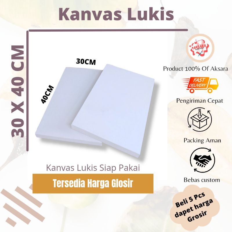 

kanvas lukis 30 x 40 cm canvas lukis premium