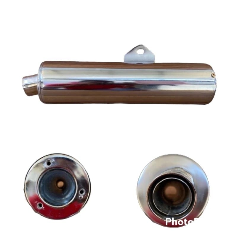 knalpot ckd bobokan buat bebek standar pnp supra lama,jupiter,revo,astrea sudah beserta adaptor dan 