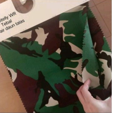 Bahan Kain Loreng Malvinas Balotelli WR  Daun Talas sritex