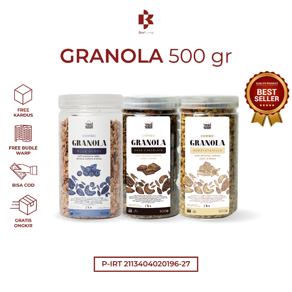 

Terl4ku. Granola Timur Tengah 500 Gram - Granola Combo Premium Timur Tengah Oatmeal Spesial Discount