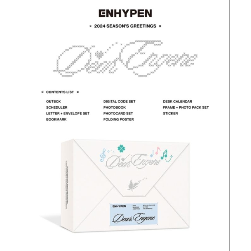 OFFICIAL ENHYPEN DEAR ENGENE SEASON GREETINGS 2024