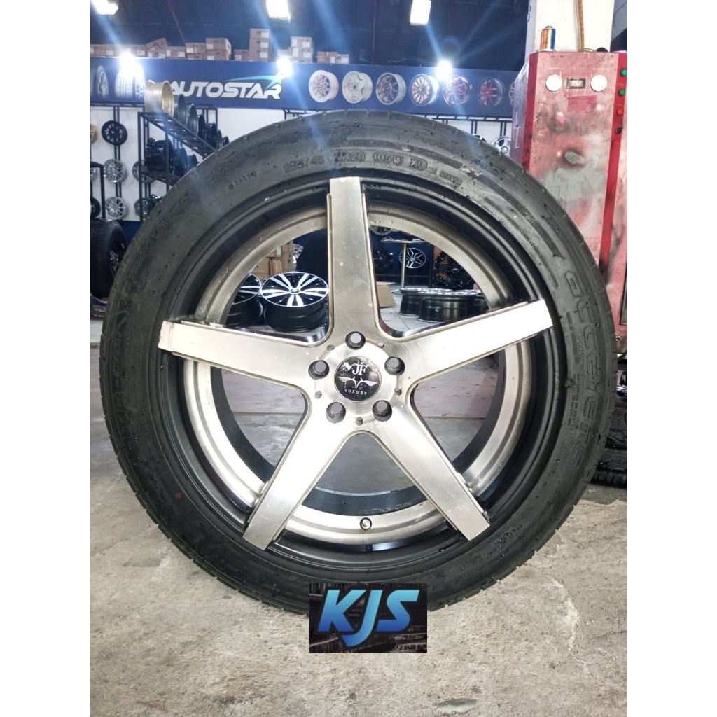 Velg Racing Second CX5 CX9 Harrier Ioniq CRV Captiva Xtrail Ring 20 JF Pcd 5x114 Ban 255/45 R20 Pele