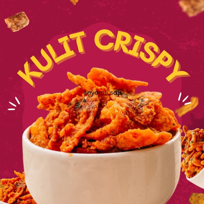 

[♔ T77<] KULIT CRISPY NYEMILSAJI 100 GRAM [84]