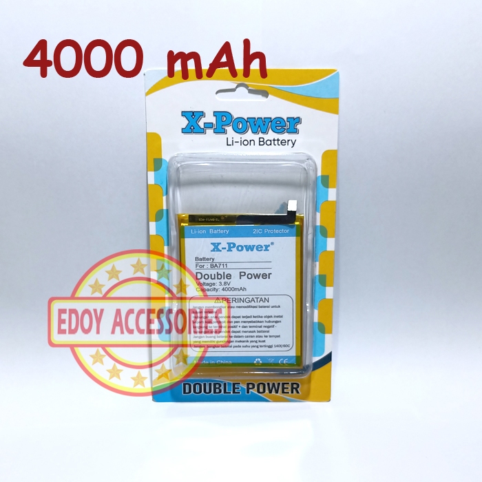 Batre Meizu M6 M711H Double Power BA711 Batu Baterai Battery Tanam