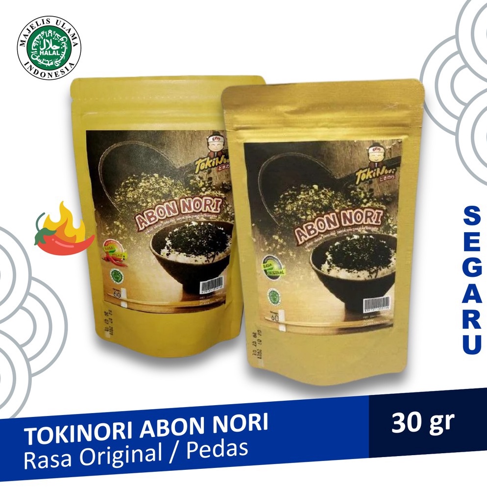 

0U6485 Tokinori Abon Nori - Rumput Laut Kering Tabur 30 gram Buruan Beli ⌒ )