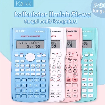 

Terbatas.. Kalkulator Sekolah Scientific 82MS Colour - Calculator Ujian Sin Cos Tan Function 240+ 97