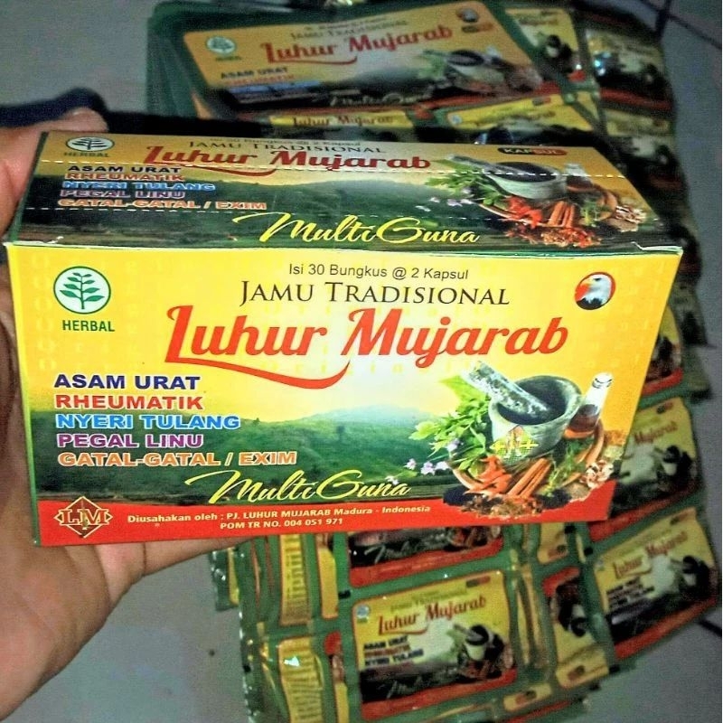

luhur mujarab kapsul box isi 30 original