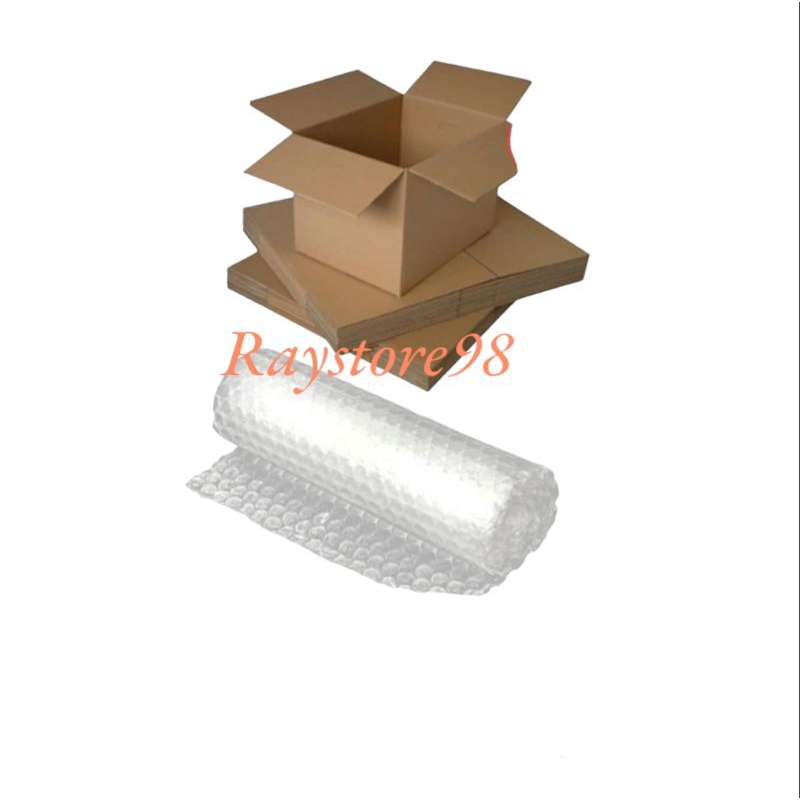 

Tambahan Packingan Kardus + Ekstra Buble Wrap