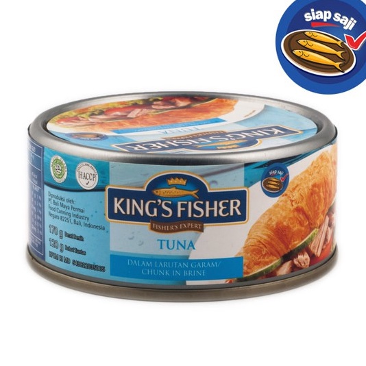 

modelTipe BUX193 KtmStore King's Fisher Tuna dalam Air Garam Tuna in Brine Daging Tuna Makanan Kaleng 170 g