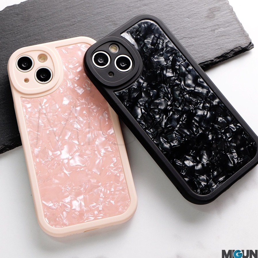 PEARL BLACK PINK CASE iPhone Sosftcase 7 8 Plus X XS MAX XR 11 12 13 14 PRO MAX PLUS 9787