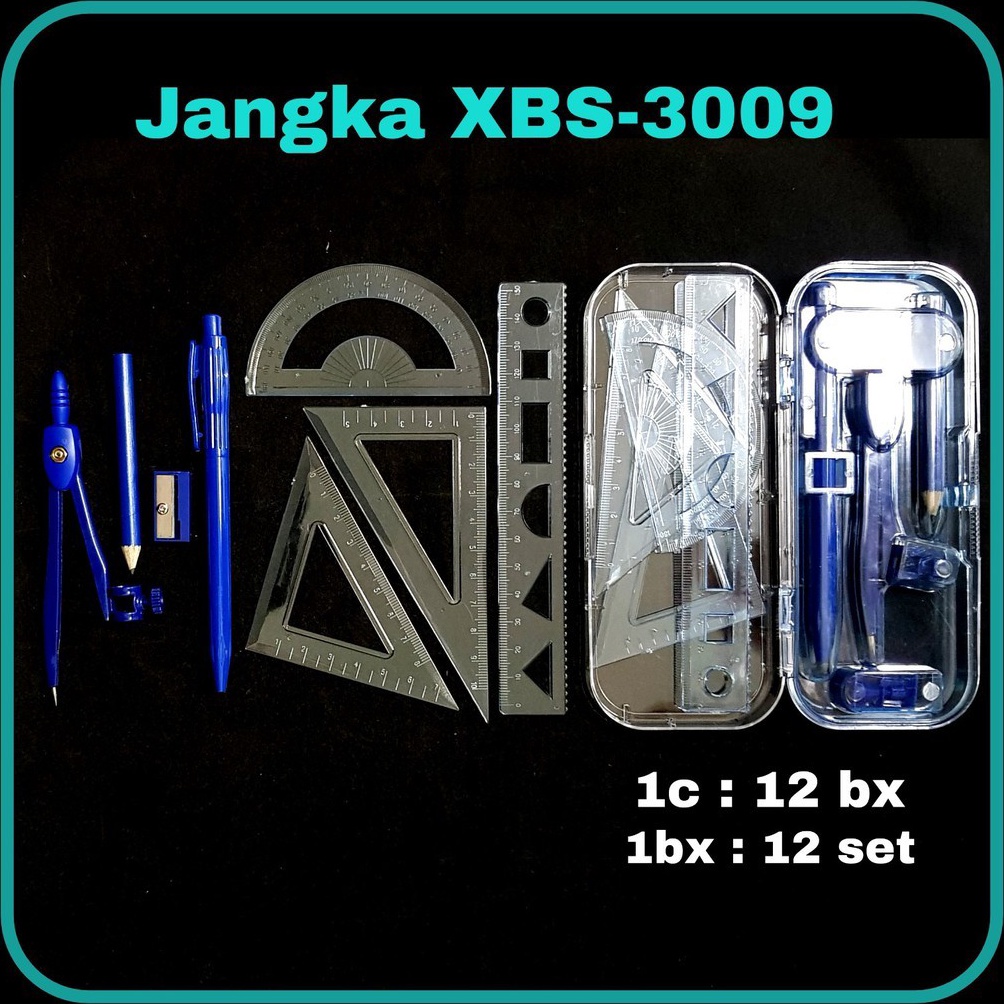

✺ SOS Jangka XBS-3009 Set 8 / Jangka Sekolah / Math Set Harga Murah )V ♪