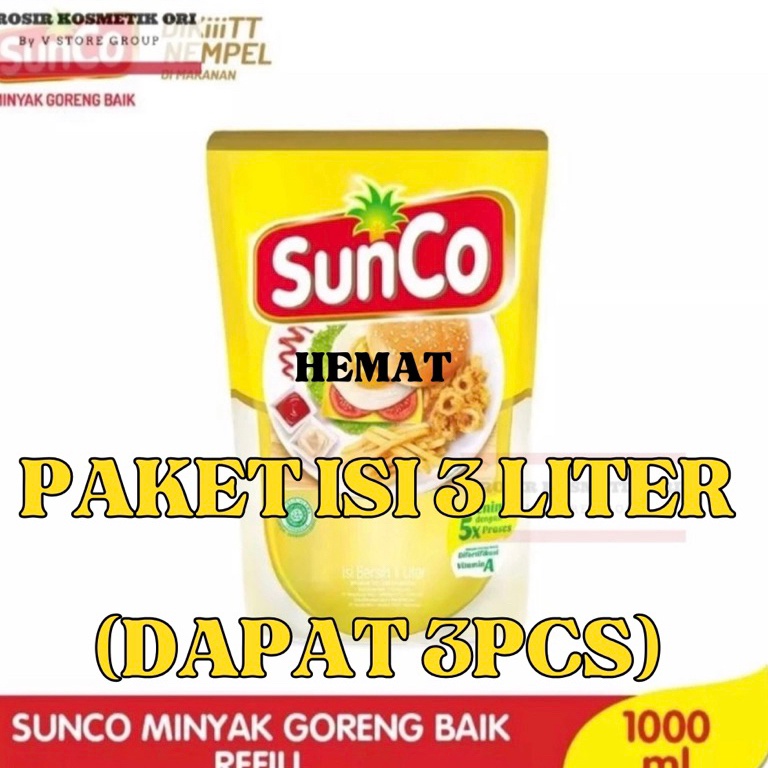 

[♡A46➢] MINYAK GORENG SUNCO 1LITER KEMASAN POUCH 1000ML Big Discount