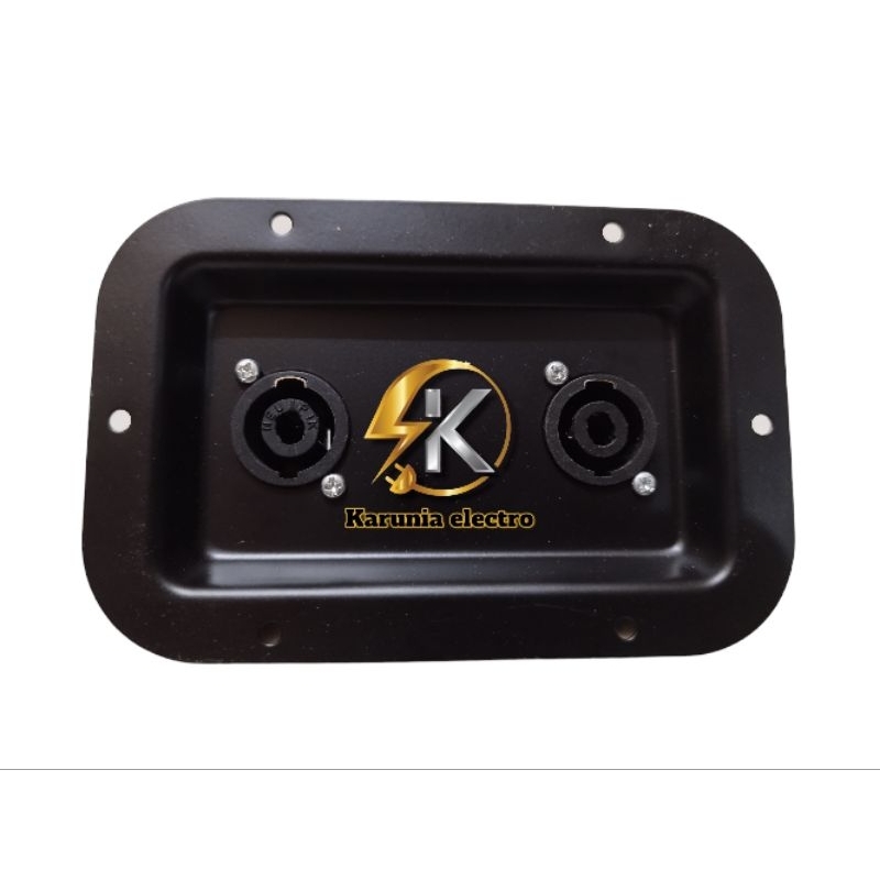 terminal spikon 2 lubang panjang plus soket spikon