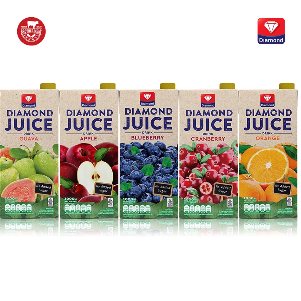 

62 DIAMOND UHT Juice Drink 1 Liter/1000ml, Jus Buah y7f89