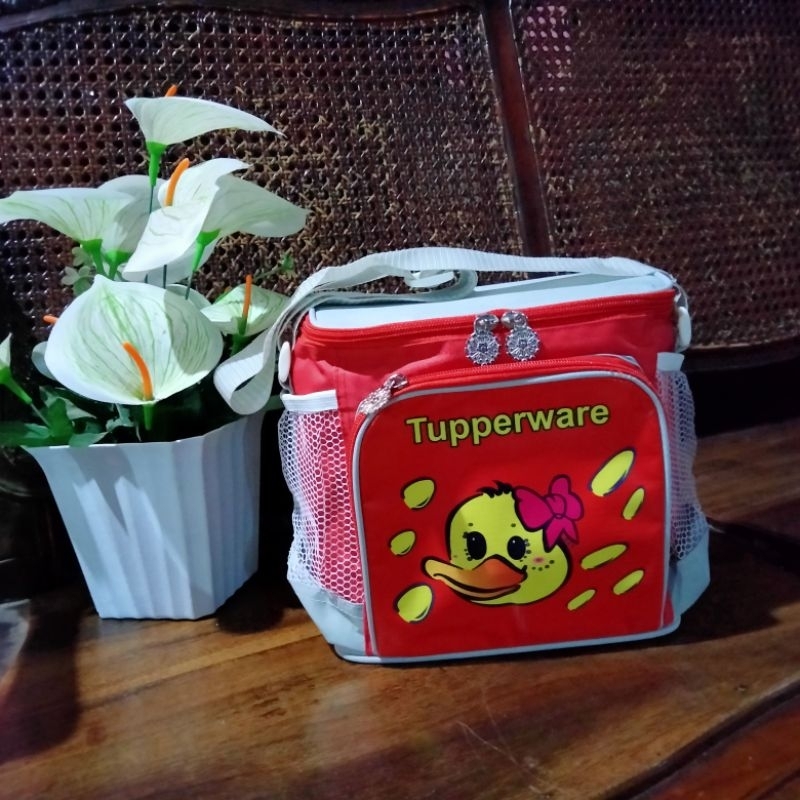 Sling Bag Duck &amp; Chick ( Zipper bunga es ) // tas anak karakter lucu