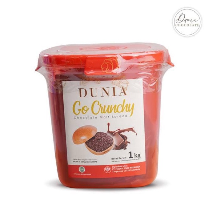 

48 Dunia Go Crunchy Chocolate Malt Spread 1kg ➜Baru