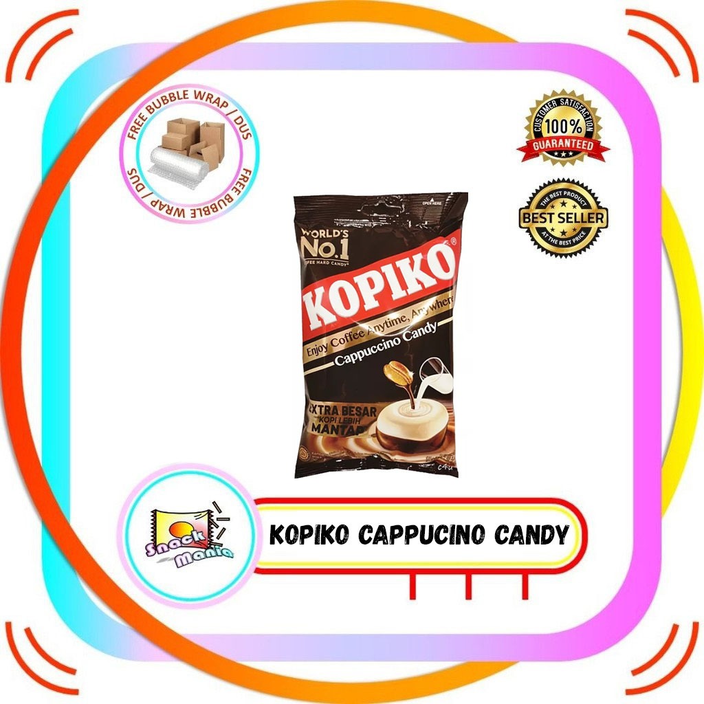 

Kopiko Permen Kopi Cappucino ~ 175 gr Capucino Coffee Candy