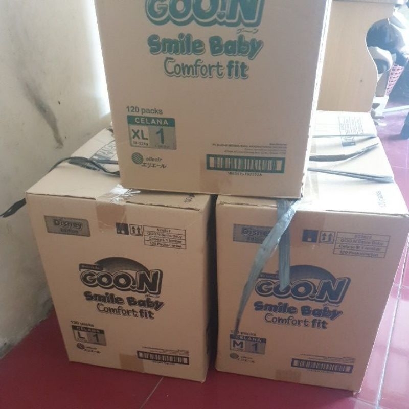 Goon renceng S,M,L,XL 120PCS/KARTON