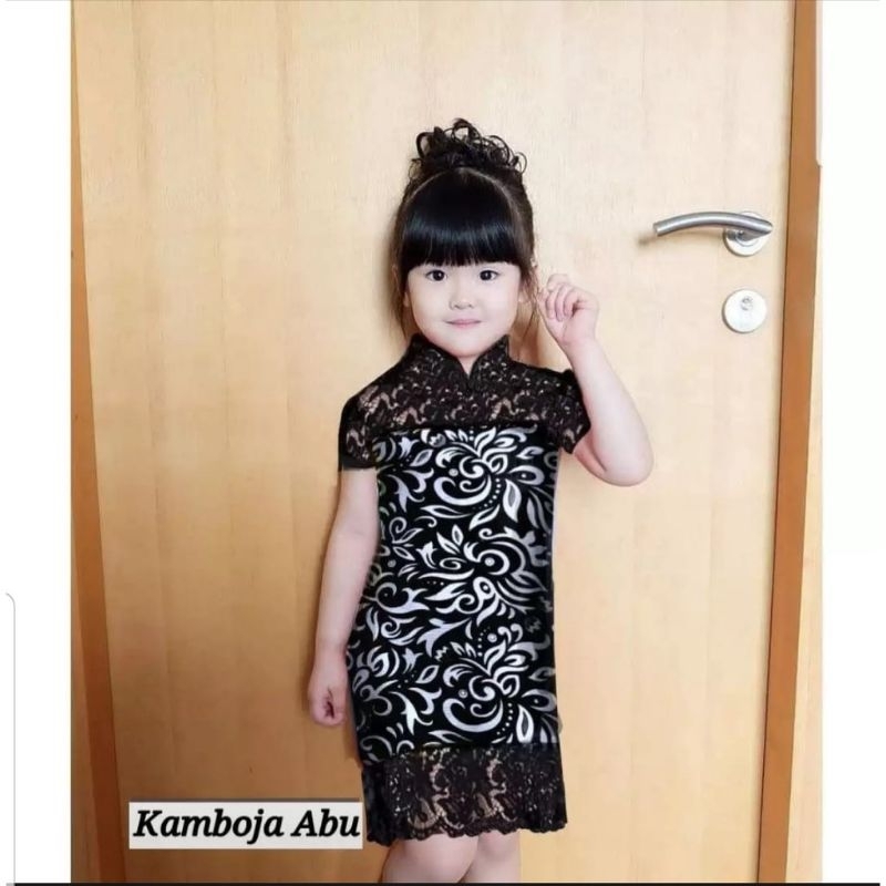 Dress batik anak 2 - 5 tahun baju Anak perempuan dress anak baju batik anak cewek gaun anak gaun pes