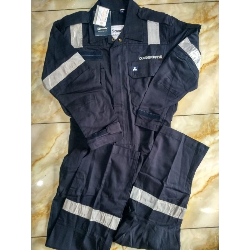 Coverall Werpack SCANDIA 3M SCOTCHLITE 100%ORIGINAL By Import GERMANT