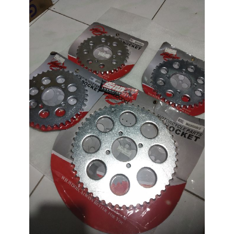 Gir Gear Belakang Willwood 428 Satria, Smash, Shogun 33T, 35T, 38T, 52T
