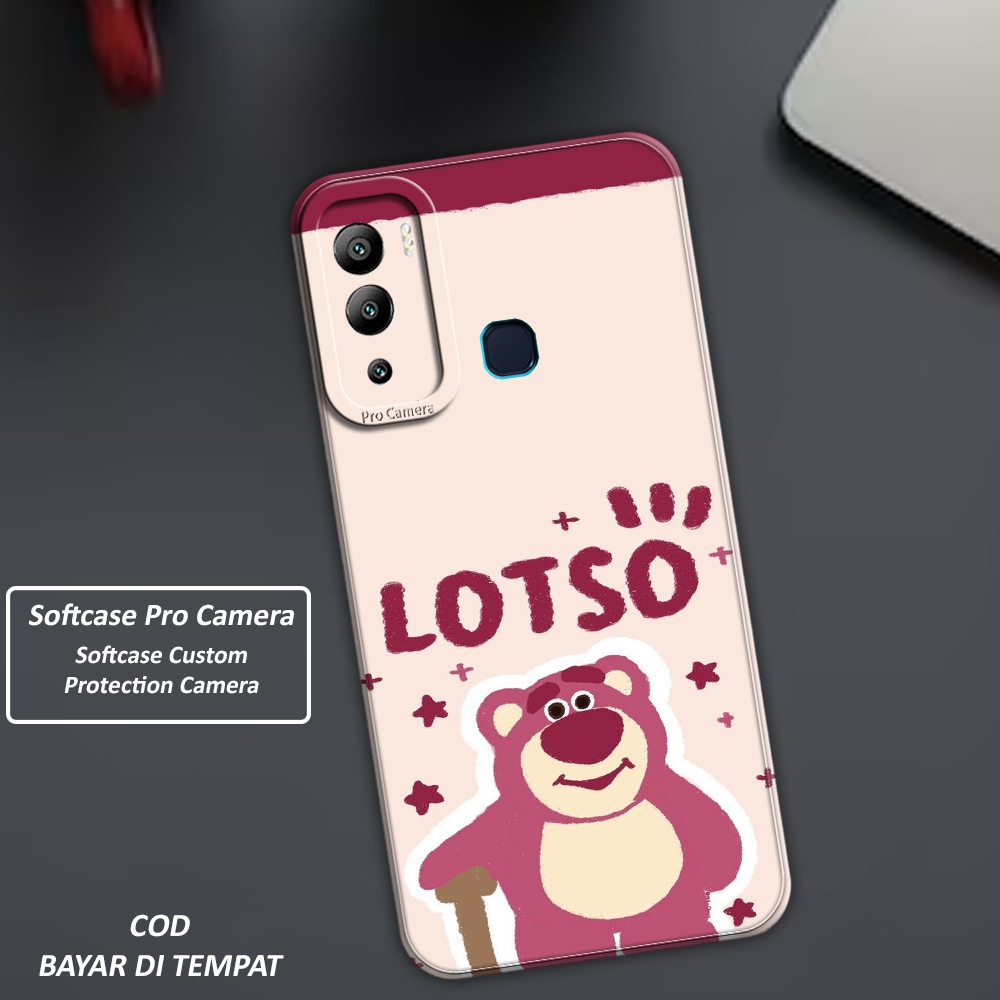 Softcase Pro Camera Case Hp Infinix Hot 12i - Hot 20i Fashion Softcase Case Boneka Lotso Terbaru  - 