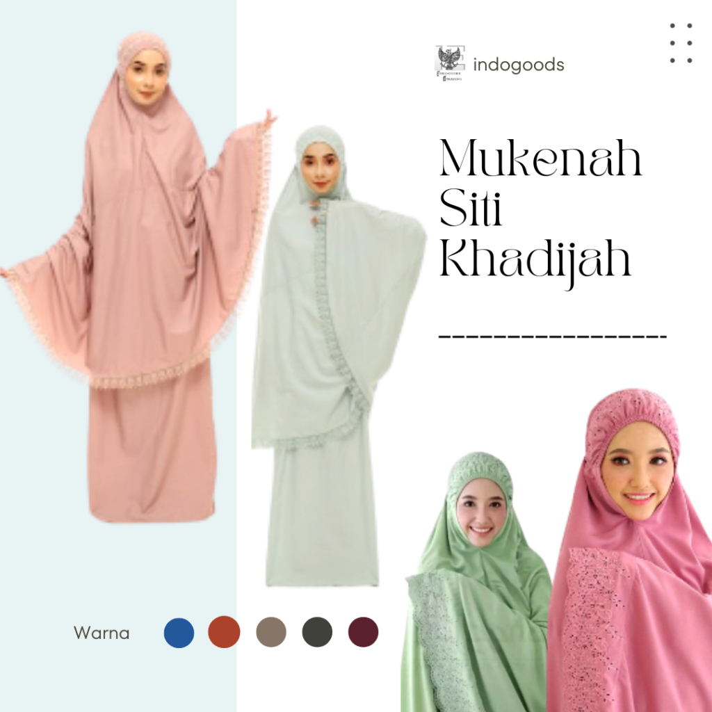 Mukena / Rukuh Dewasa Siti Khadijah Origininal Jumbo Premium [GROSIR/ECER MURAH]