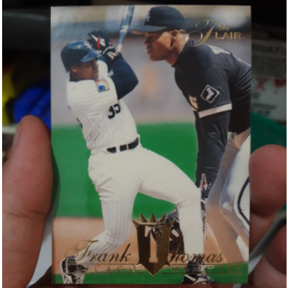 kartu baseball flair 1994 frank thomas