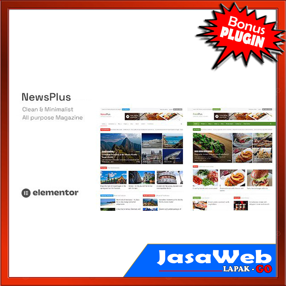 GRATIS INSTALL | NewsPlus – News and Magazine | Premium Wordpress Theme