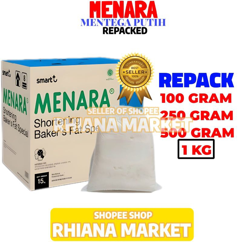 

Mentega Putih Menara 1kg Repack