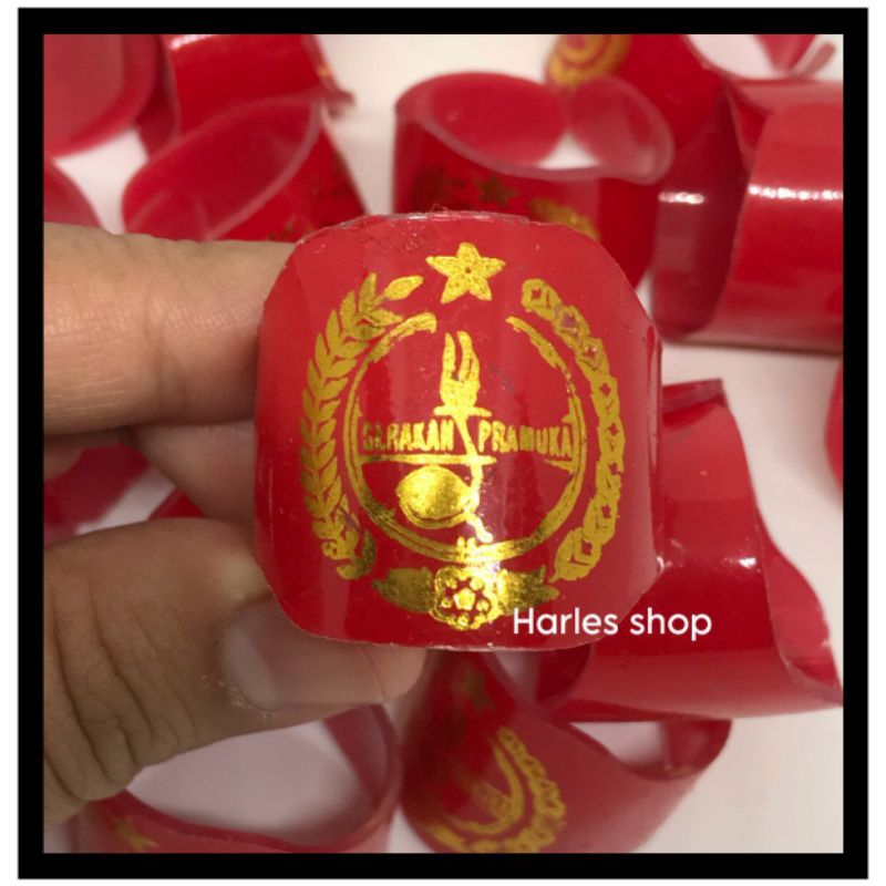 

RING KACU PRAMUKA BAHAN MIKA TEBAL (1 pcs)