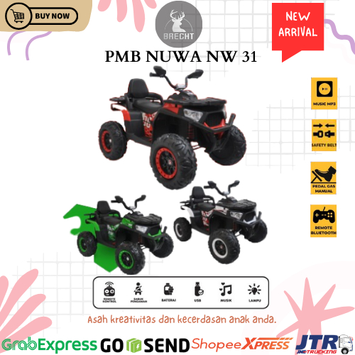 Mainan Anak Motoran Mini ATV Aki PMB NUWA NW 31 / NW-31 Model ATV Aki