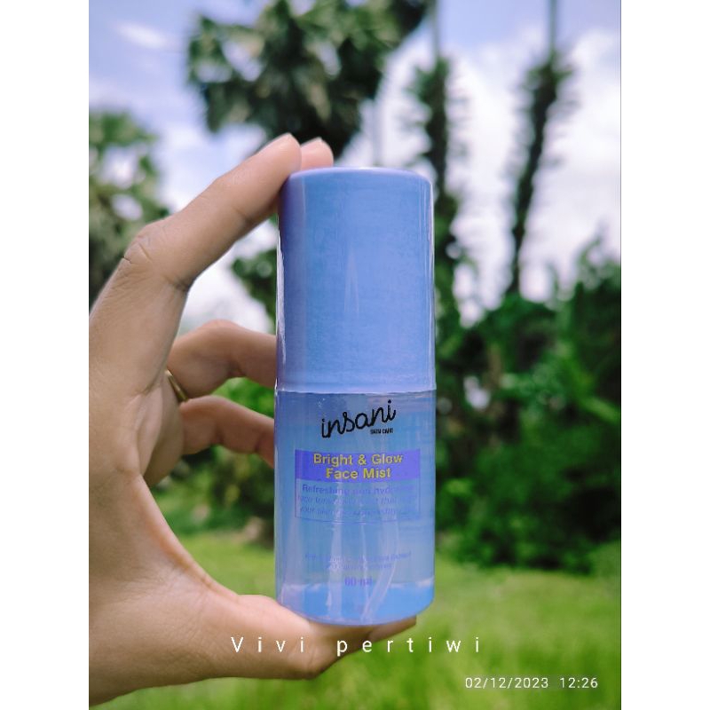 Facemist Insani Skincare-Facemist Glow-Paket Glow Insani Skincare-Insani Cosmetik-BBC Mencerahkan Wa