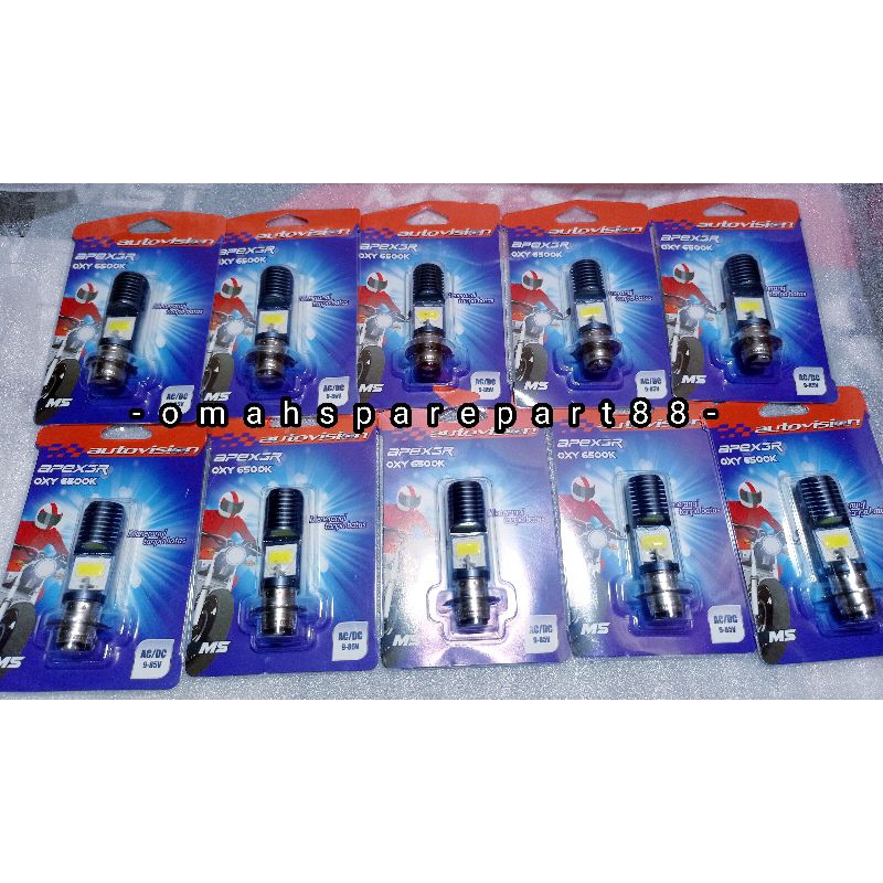 lampu LED depan untuk motor bebek autovision AC dc