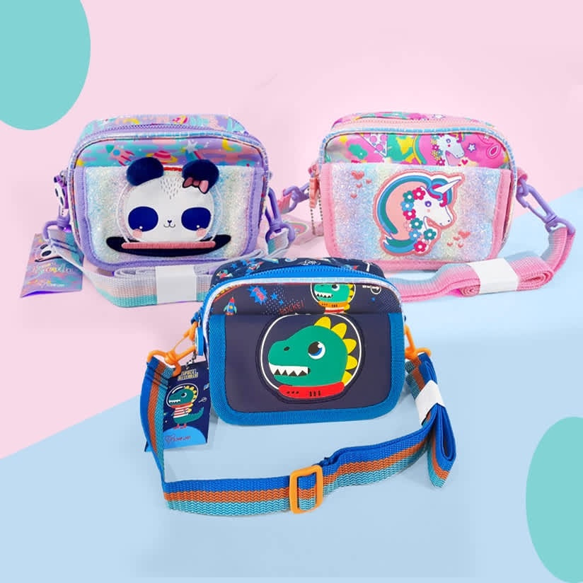 VEST Tas selempang Kecil / tas anak selempang glitter U2024