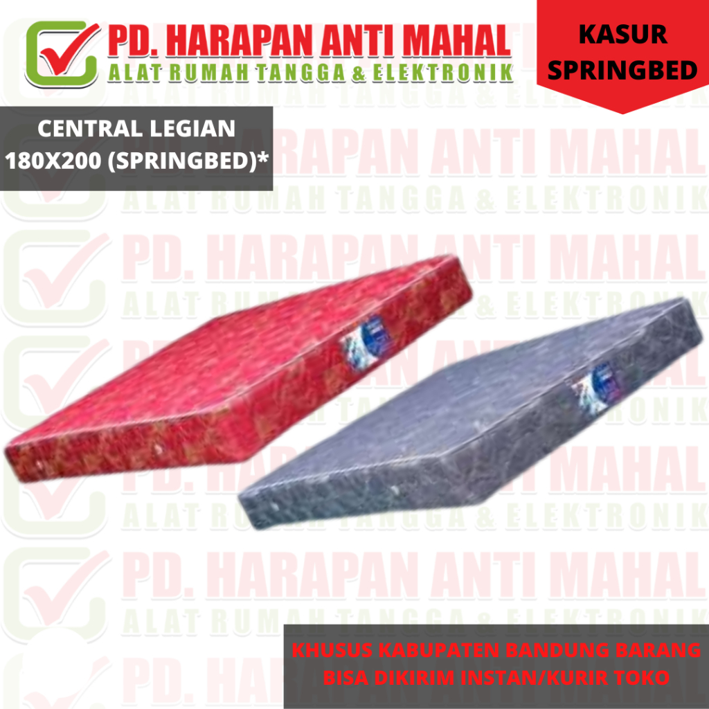 CENTRAL LEGIAN 180X200 (SPRINGBED)*/CENTRAL LEGIAN 180X200 TEBAL 25CM (SPRINGBED)*/Kasur SpringBed C