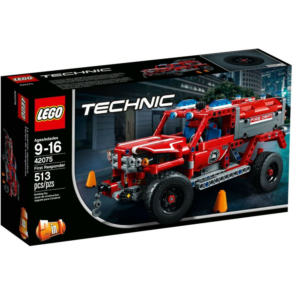 LEGO Technic - 42075 First Responder Set Building Kid Toy Model Fire Racer Truck Motor City Car Spee