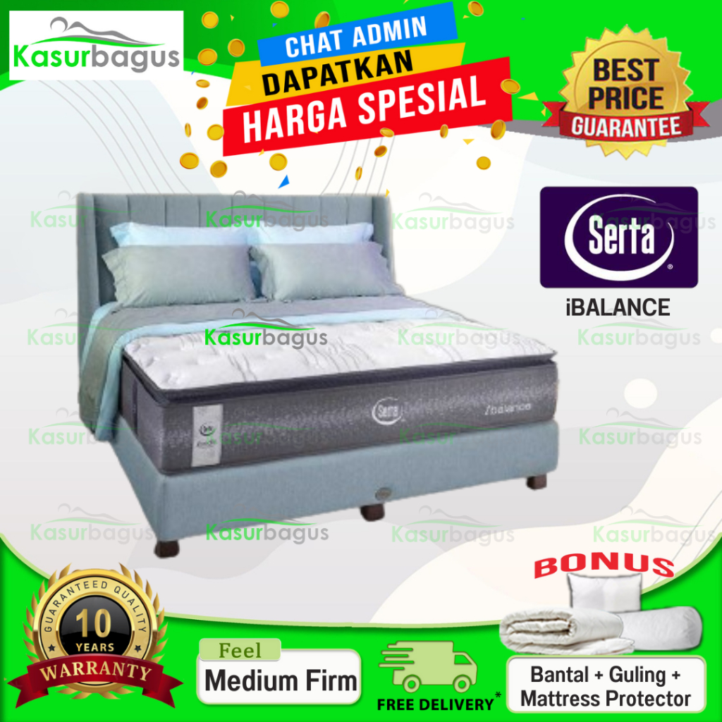 Serta Kasur Springbed New iBalance - Full Set 120x200